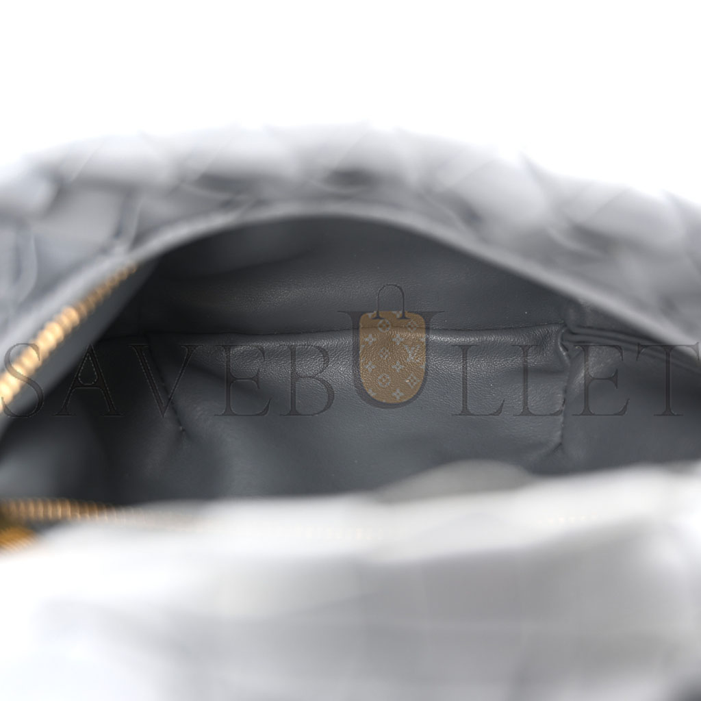 BOTTEGA VENETA NAPPA INTRECCIATO MINI JODIE THUNDER (25*14*8cm) BOTTEGA VENETA NAPPA INTRECCIATO MINI JODIE THUNDER (25*14*8cm)